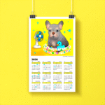 calendario bulldog francés 2026